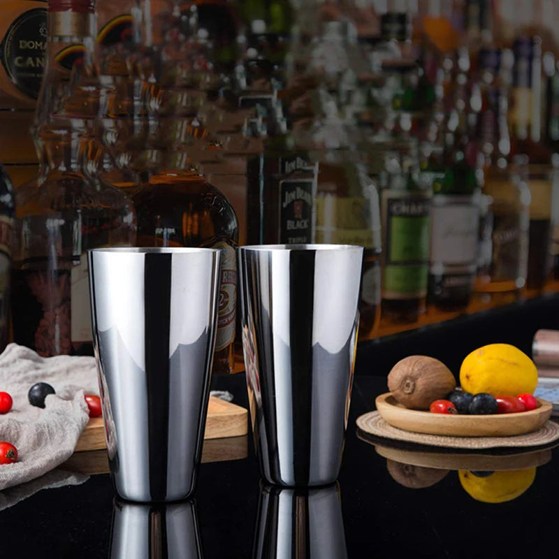 Upors Professional Boston Shaker Set — Stainless Steel Cocktail Mixer