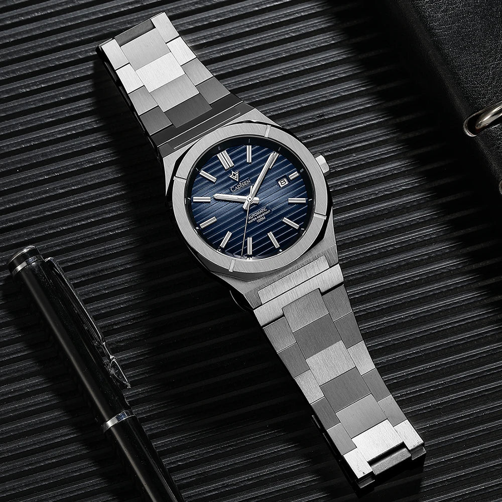 Cadisen Automatic Diver Watch — Retro Luxury Mechanical Timepiece