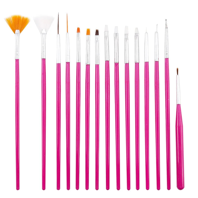 Nibiru DU Nail Art Brush Set — Professional Manicure & Gradient Tool Kit