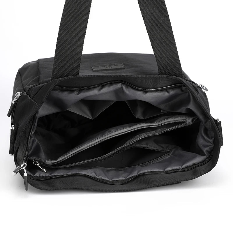 Cooamy Nylon Shoulder Bag — Versatile Fashion Handbag for Women
