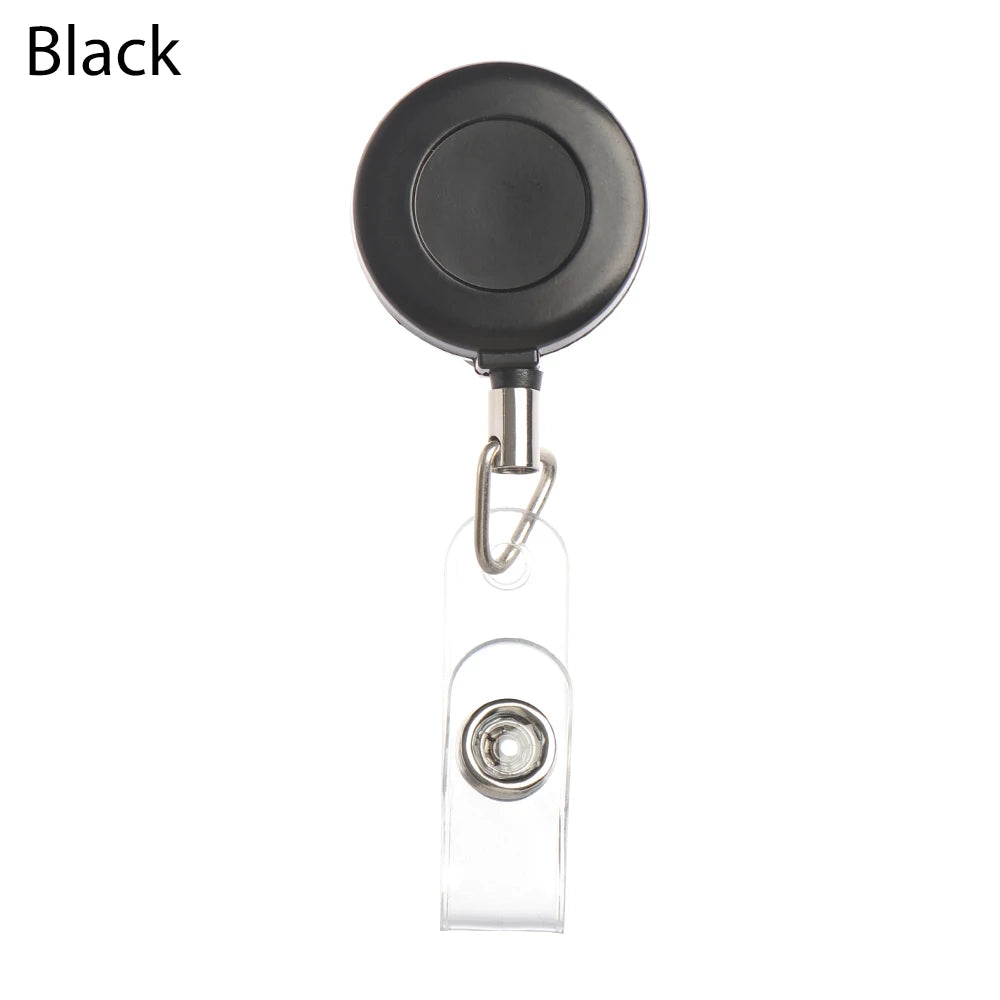 Metal Retractable Badge Reel — Durable ID Holder & Key Chain