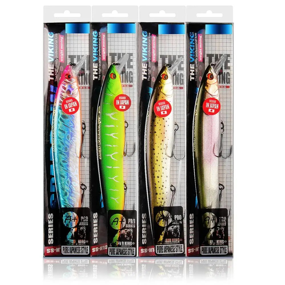 Fishing Lure — Assorted Colors Minnow Bait