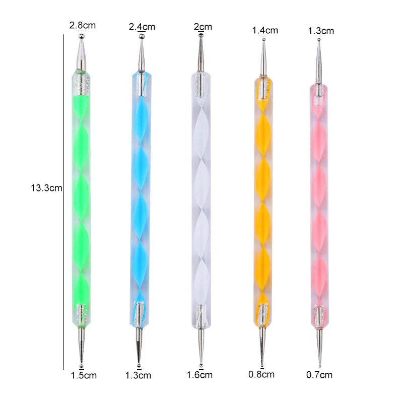 Nibiru DU Nail Art Brush Set — Professional Manicure & Gradient Tool Kit