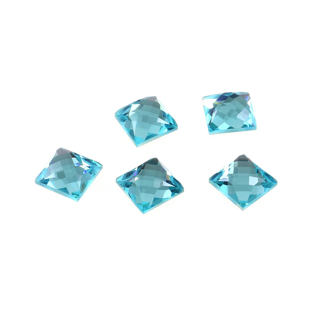 Square Glass Rhinestones — Flatback Crystal Gems for Nail Art & Crafts