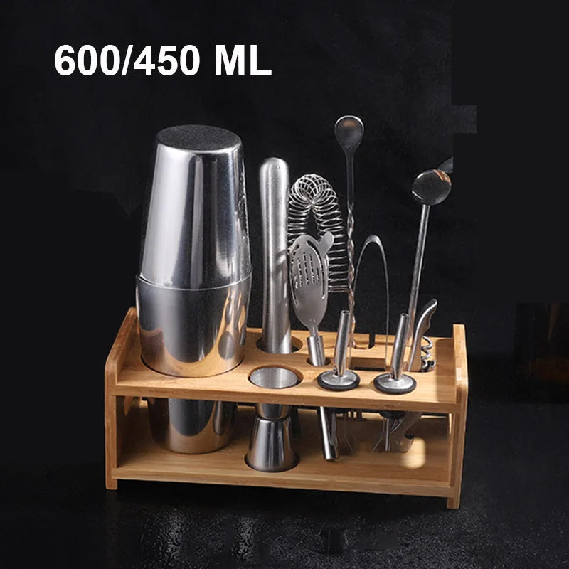 Upors Professional Boston Shaker Set — Stainless Steel Cocktail Mixer