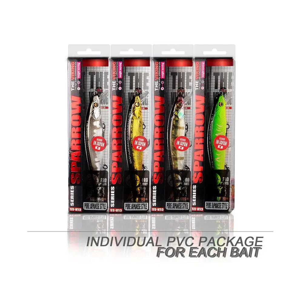 Fishing Lure — Assorted Colors Minnow Bait