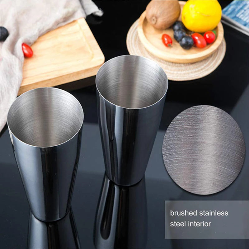 Upors Professional Boston Shaker Set — Stainless Steel Cocktail Mixer