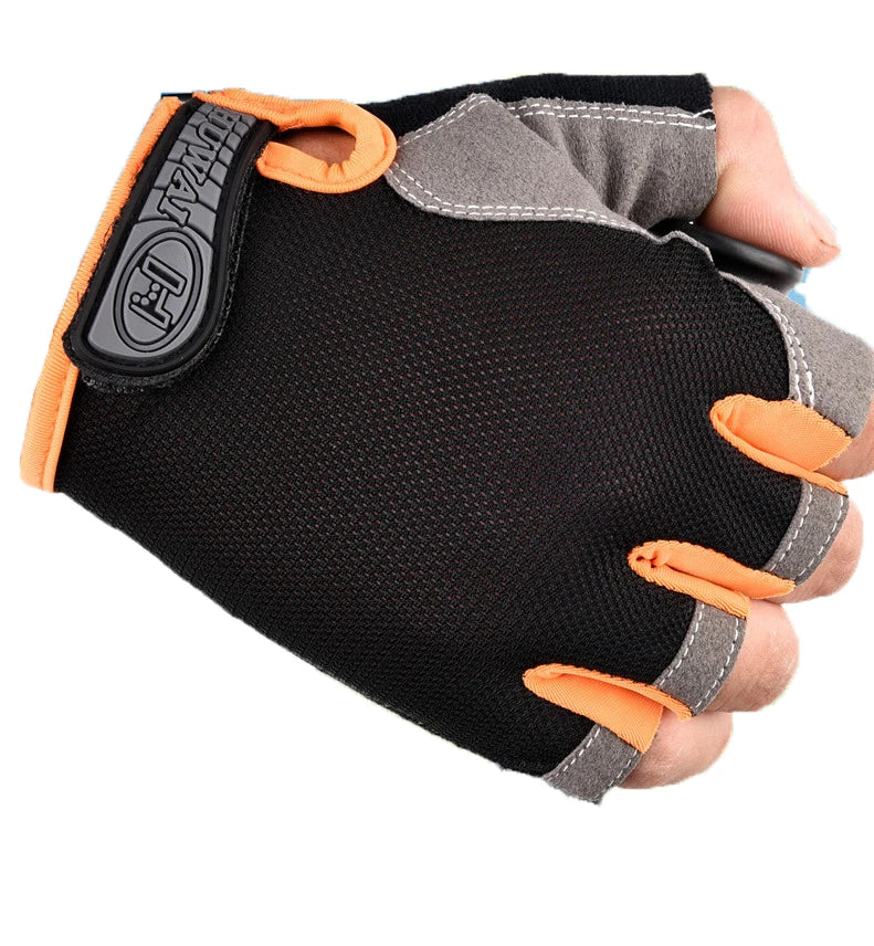 Half Finger Cycling Gloves — Breathable Anti-Slip Bike Mitts