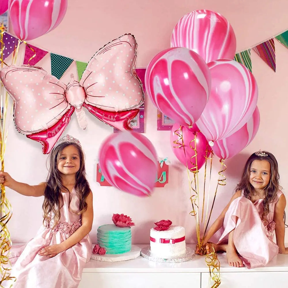 Marble Agate Latex Balloons — Decorative Party Supplies for Events