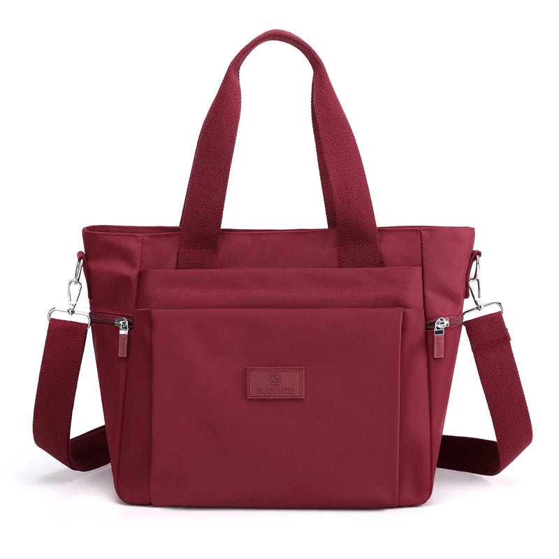Cooamy Nylon Shoulder Bag — Versatile Fashion Handbag for Women