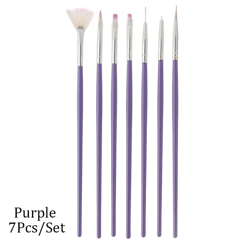 Nibiru DU Nail Art Brush Set — Professional Manicure & Gradient Tool Kit