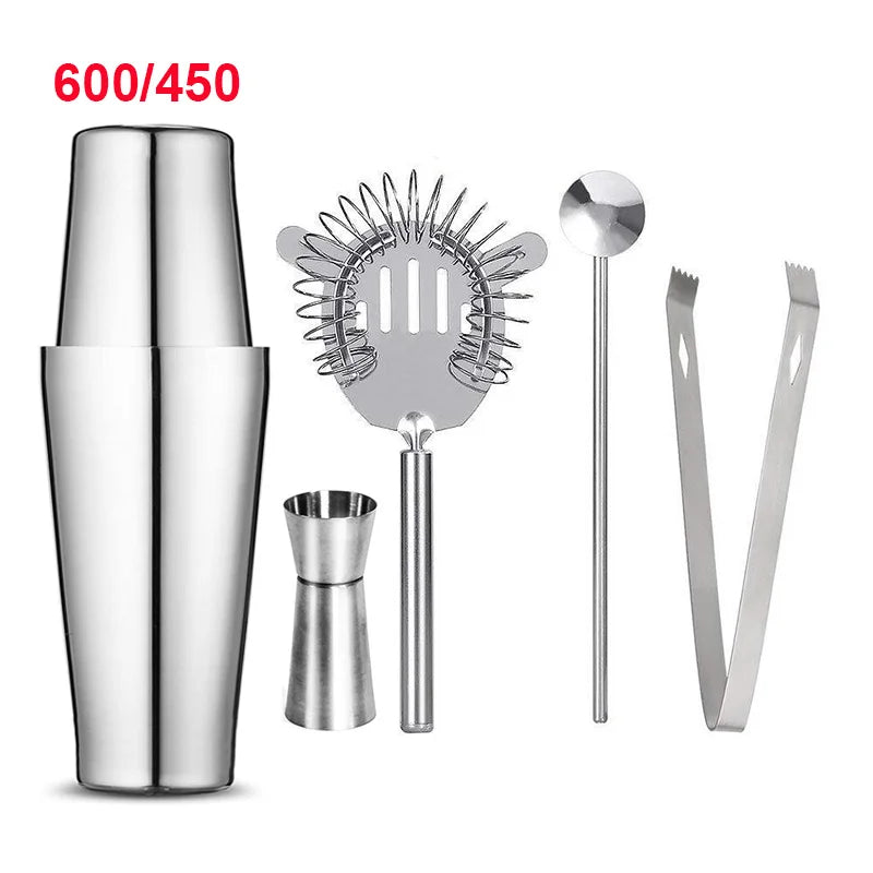 Upors Professional Boston Shaker Set — Stainless Steel Cocktail Mixer