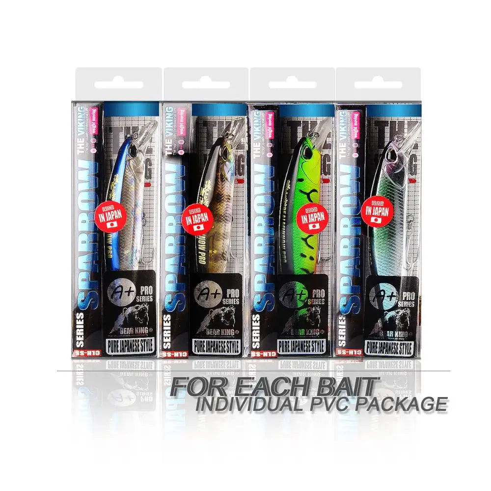 Fishing Lure — Assorted Colors Minnow Bait