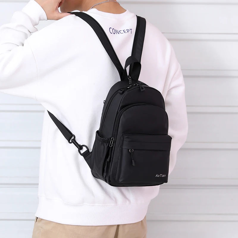 AOTIAN Men's Messenger Bag — Waterproof Oxford Crossbody for Travel