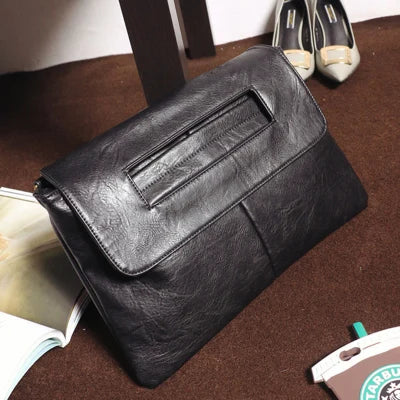 NIGEDU Women's PU Leather Crossbody Bag — Versatile Laptop Pouch & Clutch