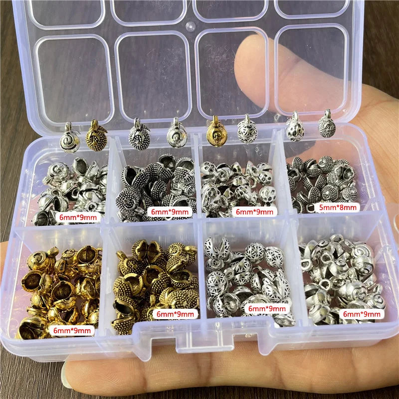 junkang Mixed Metal Spacer Beads — Decorative Buckle Connectors for Jewelry Making