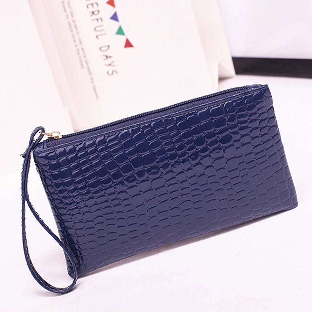 BASICGOLDYAO Women's Fashion Wristlet — Long PU Leather Clutch Wallet