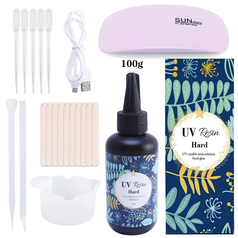 QIAO Epoxy Resin Casting Kit — DIY Jewelry Making Molds & Glue Set