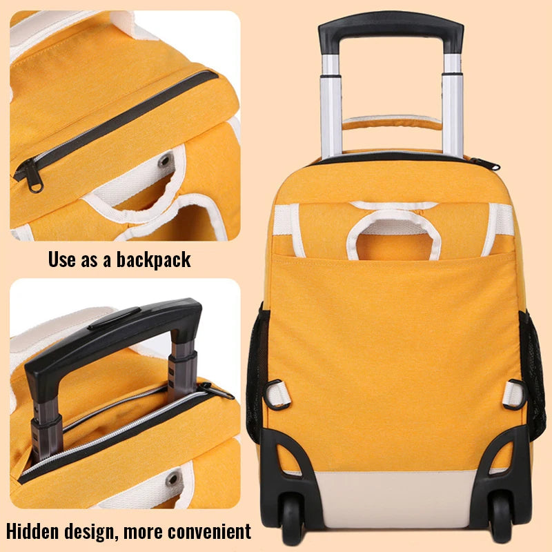 Markroyal Rolling Travel Backpack — Versatile Wheeled Luggage Bag