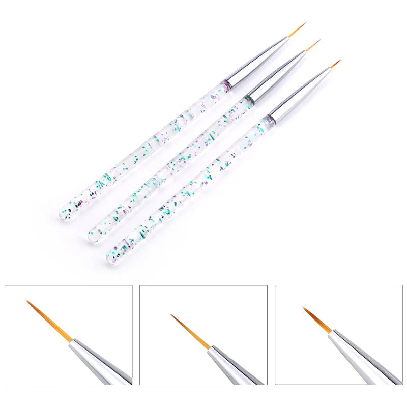 Nibiru DU Nail Art Brush Set — Professional Manicure & Gradient Tool Kit