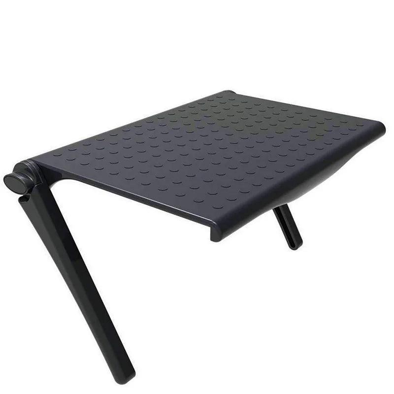 Adjustable Computer Monitor Riser — Ergonomic Desktop Stand with Storage Shelf