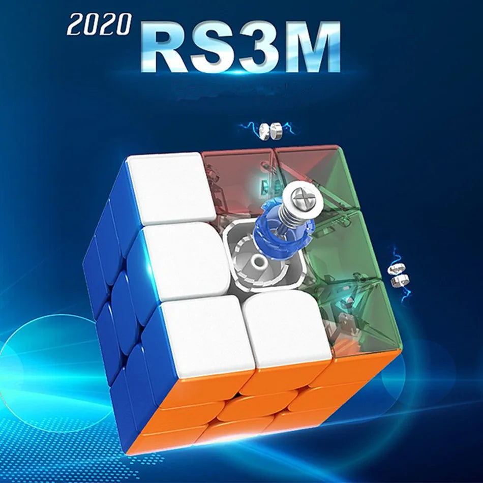 Magnetic 3x3 Speed Cube — Professional Puzzle Toy for Brain Training