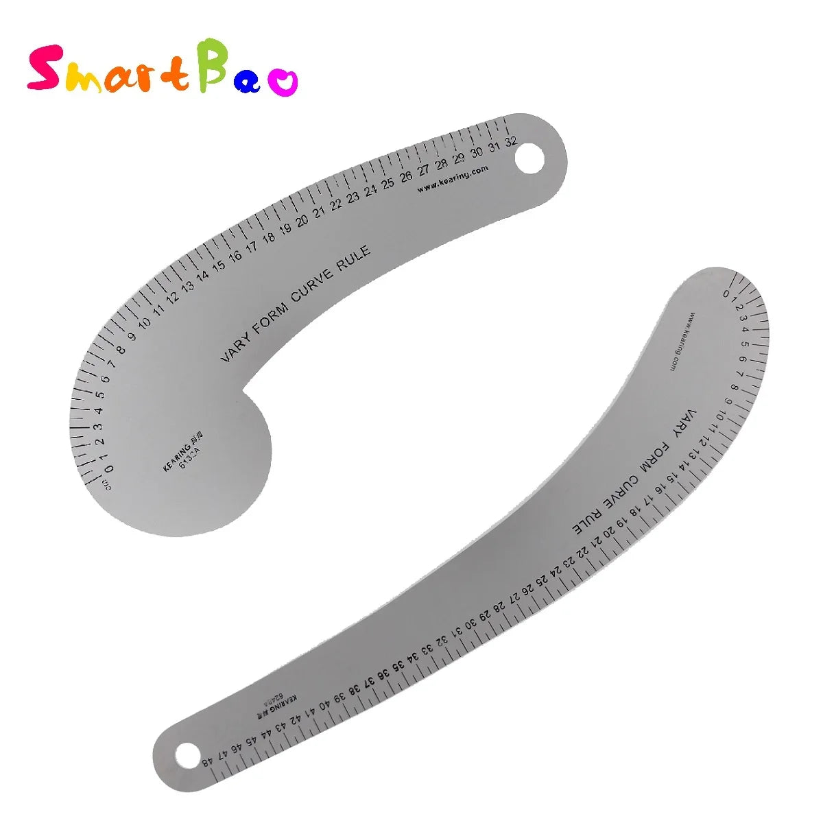SmartBao Metal French Curve Ruler — Precision Drafting Tool for Fashion Design