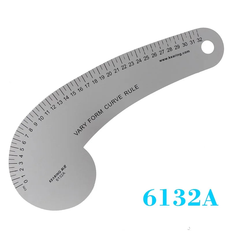 SmartBao Metal French Curve Ruler — Precision Drafting Tool for Fashion Design