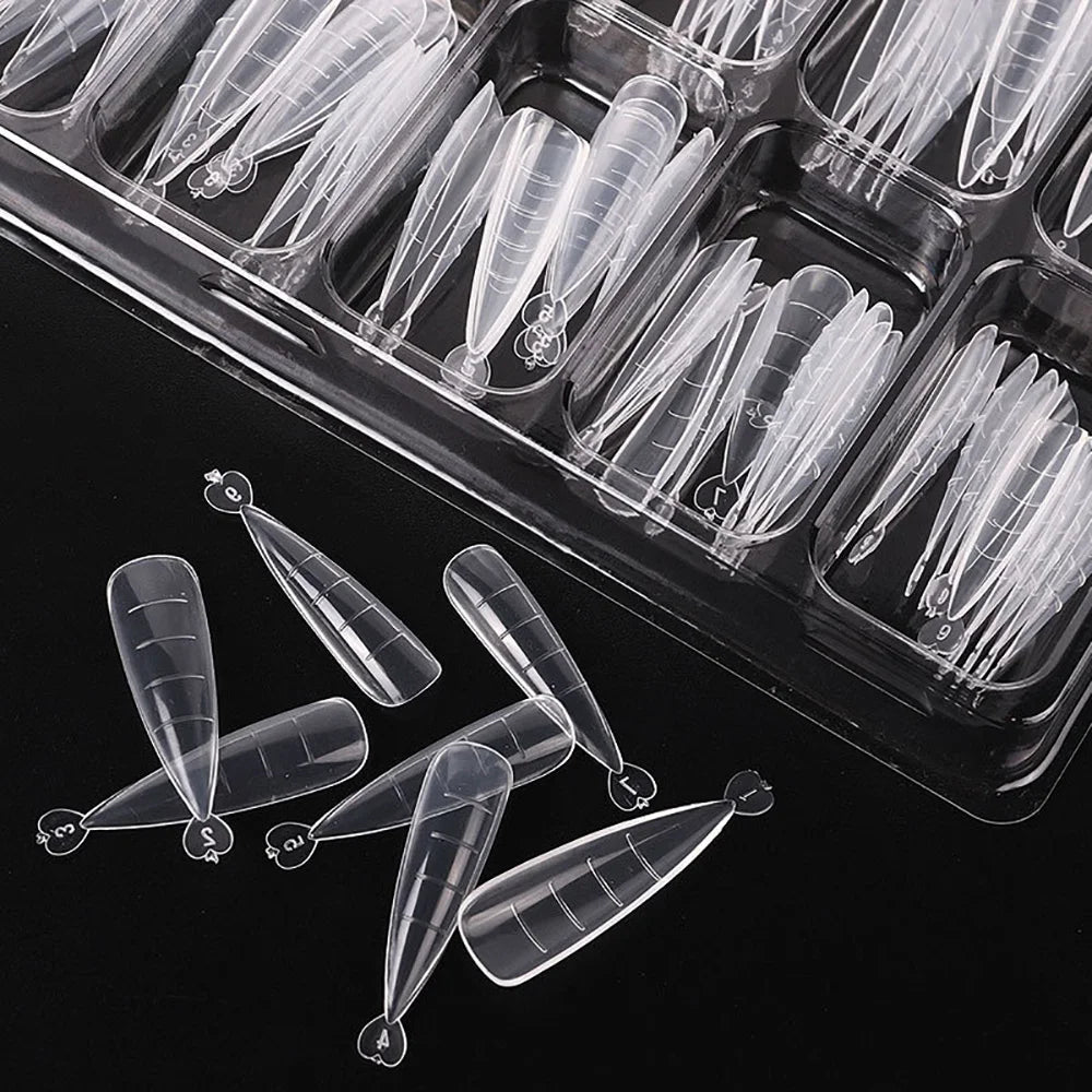 zengtaolke Nail Form Poly Extension Gel — Professional Manicure Tools, 100pcs