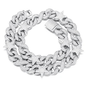 ICEOUTBOX Star Infinity Symbol Necklace — Bling Hip Hop Link Chain