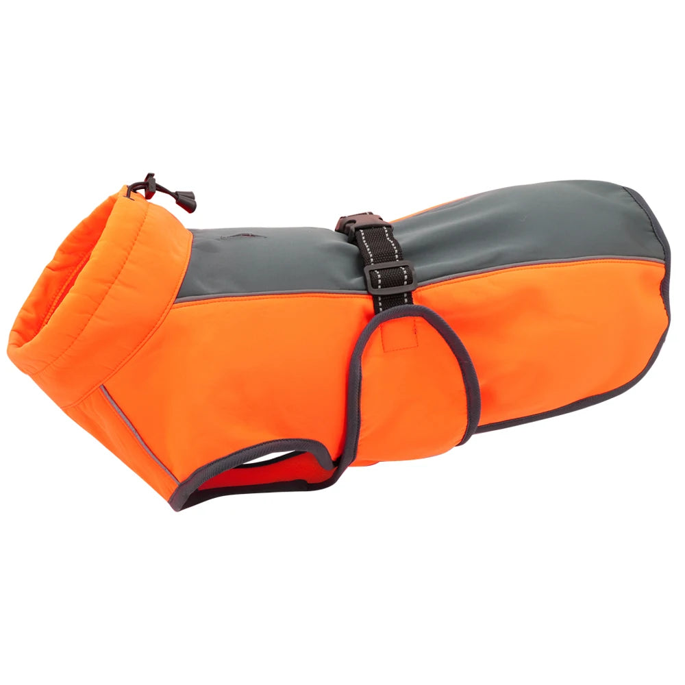 Didog Waterproof Dog Winter Vest — Padded Warm Jacket with Reflective Rope