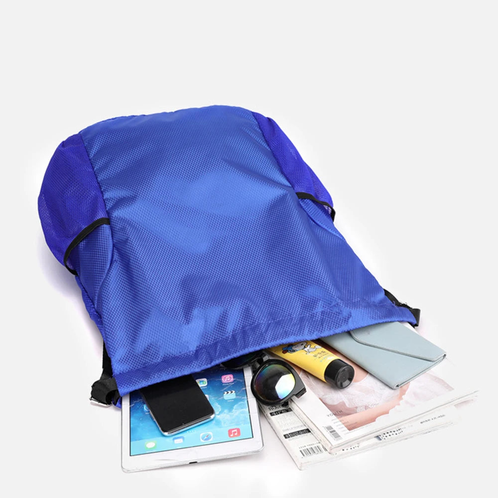 Large Capacity Drawstring Backpack — Versatile Sports & Travel Bag