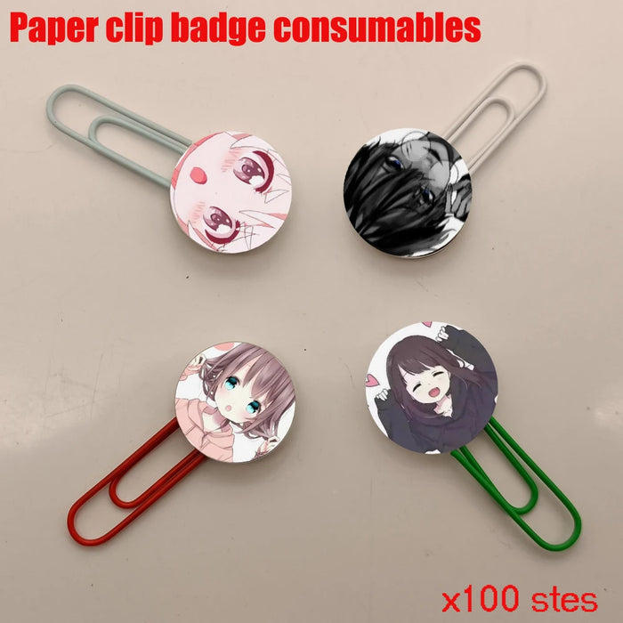 Blank Button Badge Parts — DIY Pin and Bookmark Consumables