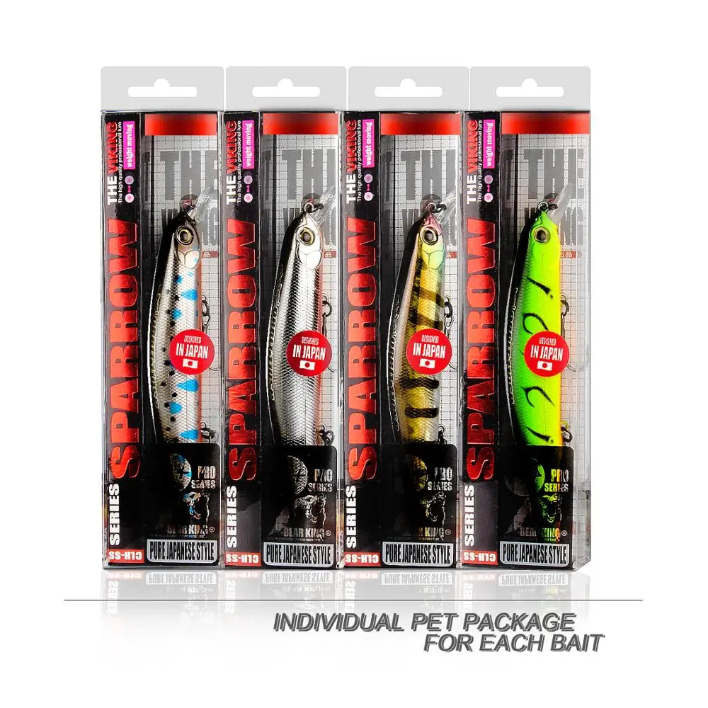 Fishing Lure — Assorted Colors Minnow Bait