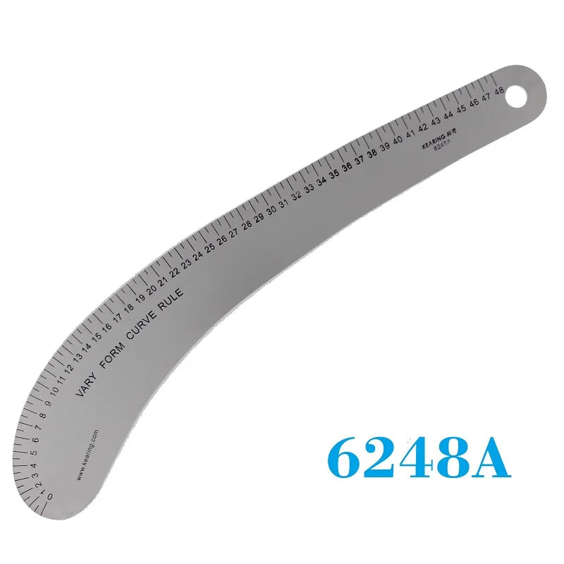 SmartBao Metal French Curve Ruler — Precision Drafting Tool for Fashion Design