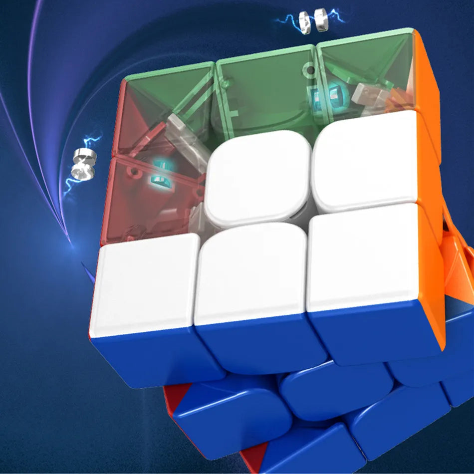 Magnetic 3x3 Speed Cube — Professional Puzzle Toy for Brain Training