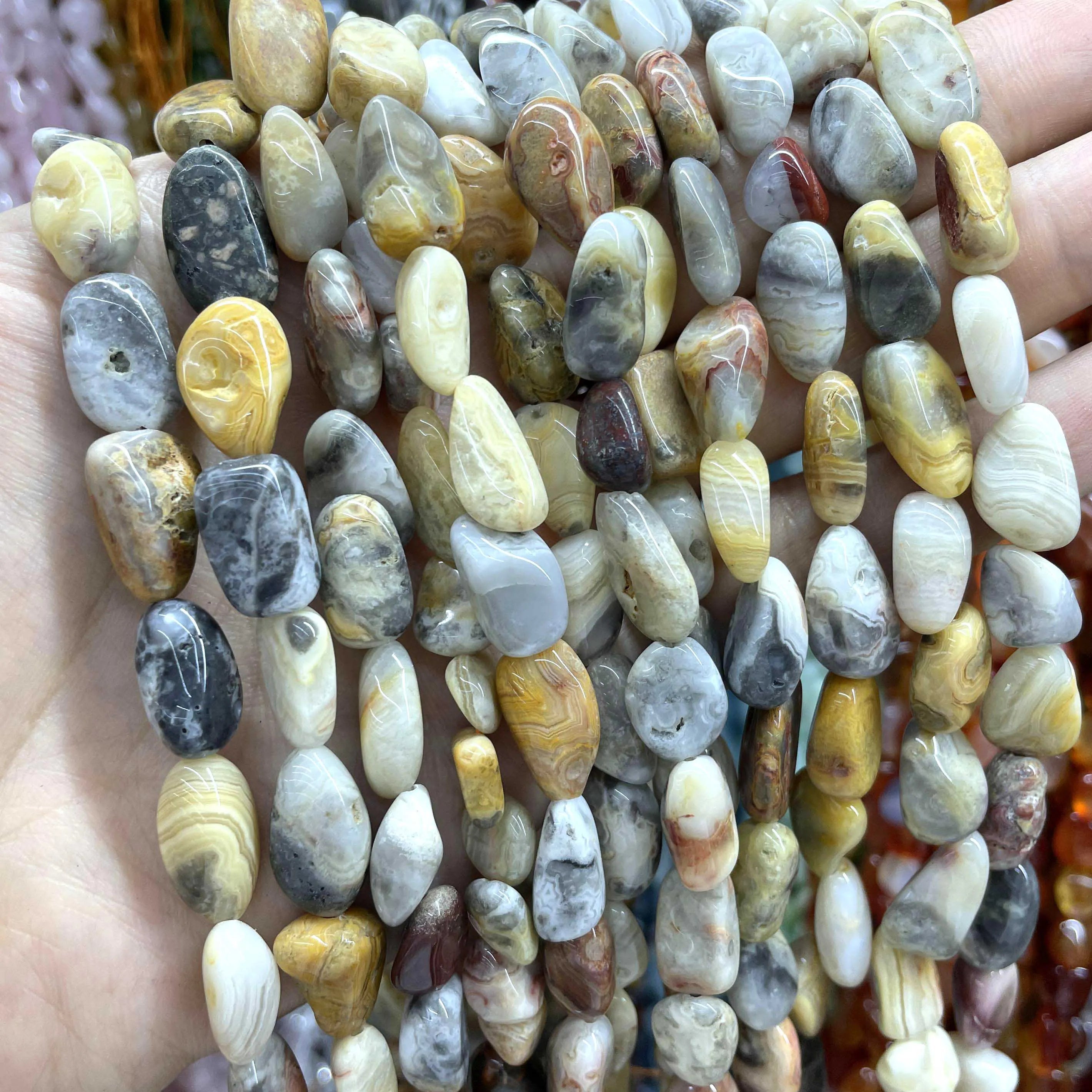 Natural Irregular Stone Beads — Assorted Gemstone Jewelry Making Supplies