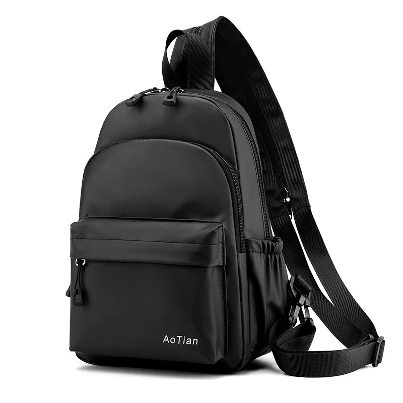 AOTIAN Men's Messenger Bag — Waterproof Oxford Crossbody for Travel