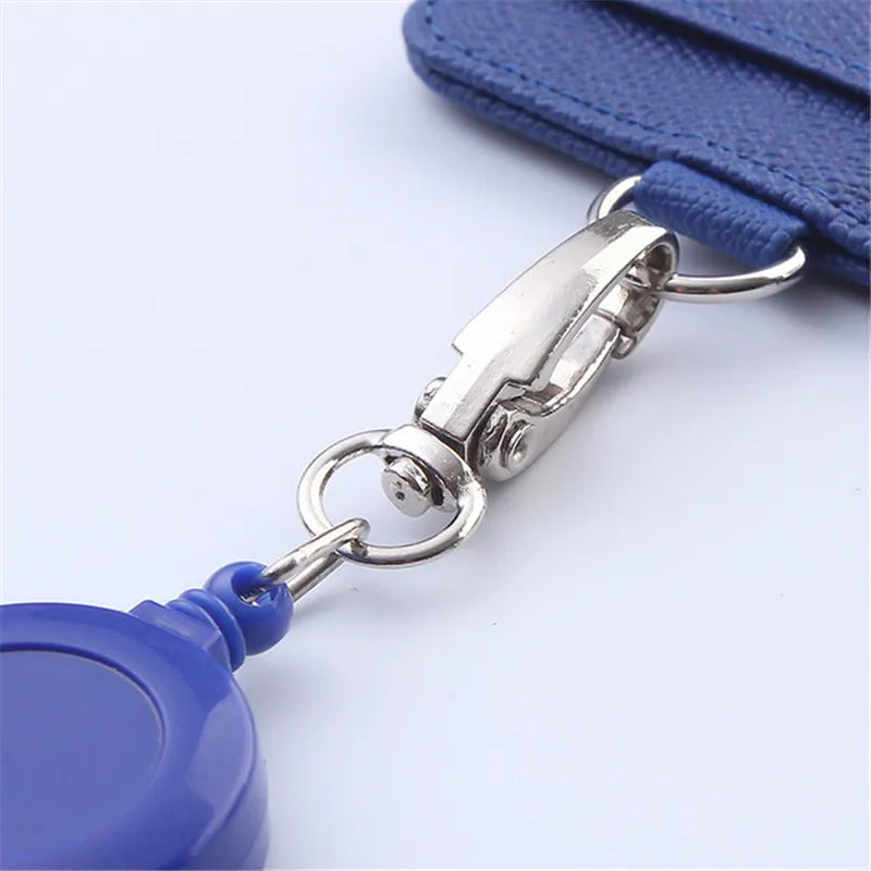 Retractable Lanyard and ID Card Holder Set — Professional Badge Accessory Kit