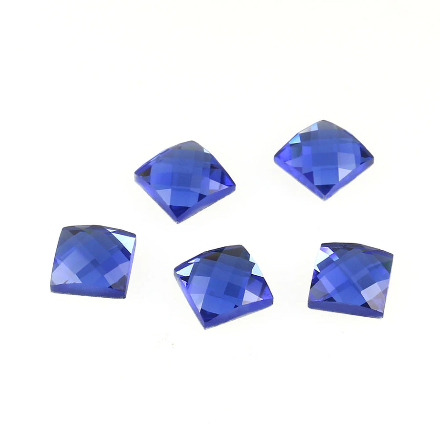 Square Glass Rhinestones — Flatback Crystal Gems for Nail Art & Crafts