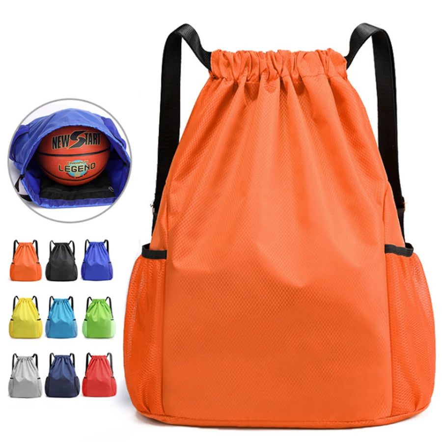 Large Capacity Drawstring Backpack — Versatile Sports & Travel Bag