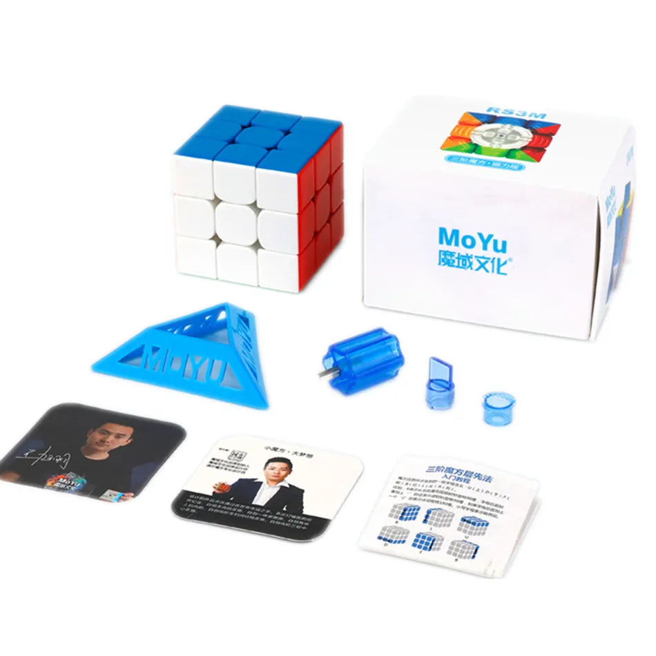 Magnetic 3x3 Speed Cube — Professional Puzzle Toy for Brain Training