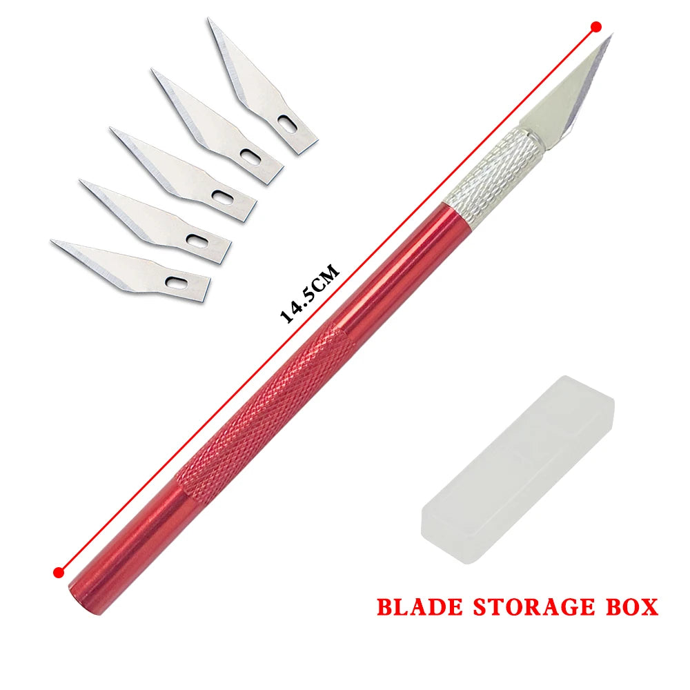 lefavor Metal Carving Scalpel Kit — Precision Engraving Tool with Replacement Blades