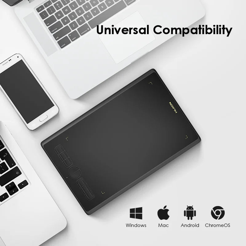 HUION H580X Inspiroy Graphics Tablet — Digital Drawing Pad with PW100 Pen