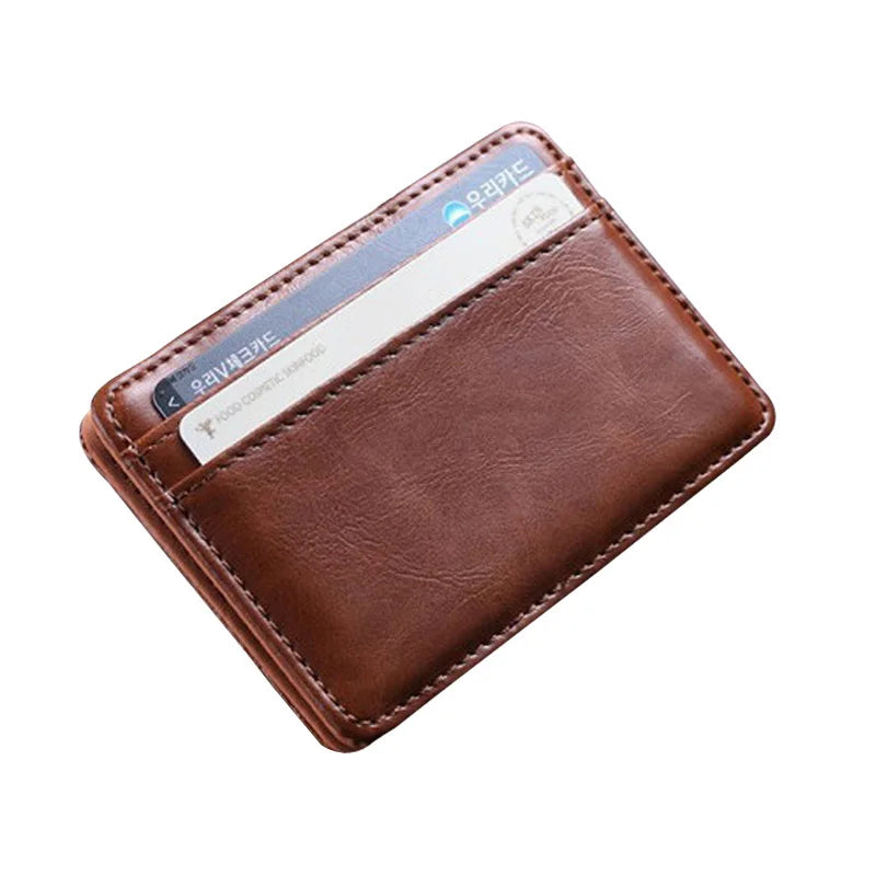 Slim Men's Magic Wallet — Compact Money Clip and Card Holder