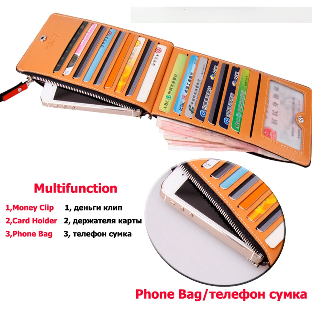 AyeBeau Slim Clutch Wallet — Multi-Compartment Phone Bag for Men and Women
