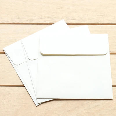 Lonelyeyes Kraft Mini Envelopes — Small Square Card Holders, 10 Pack