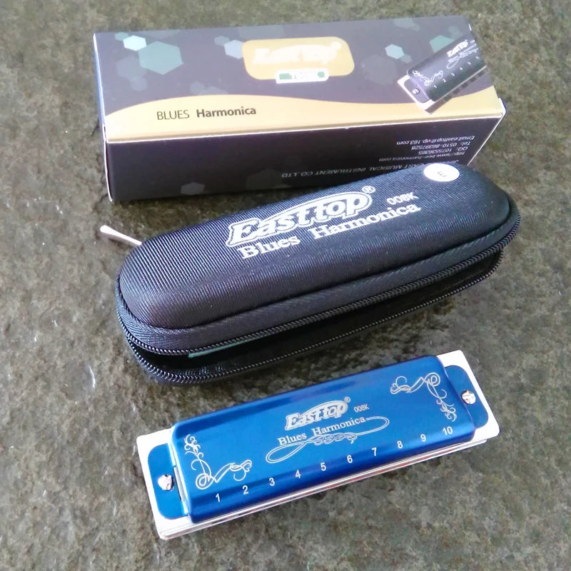 SevenAngel Diatonic Blues Harmonica — 10-Hole Musical Instrument