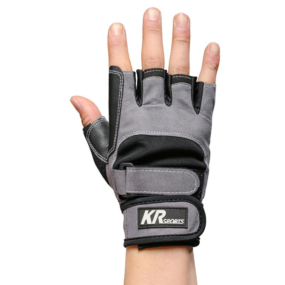 QUESHARK Weight Lifting Gloves — Half Finger Support for Fitness & Training