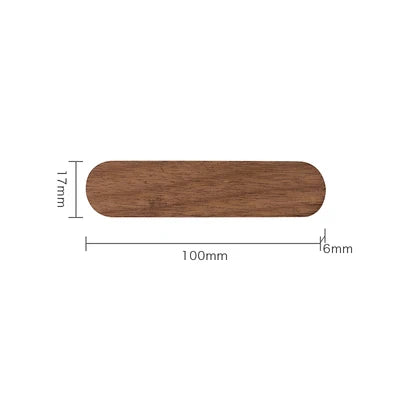 Wooden Magnetic Key Holder — Wall Mounted Storage Organizer with Hooks